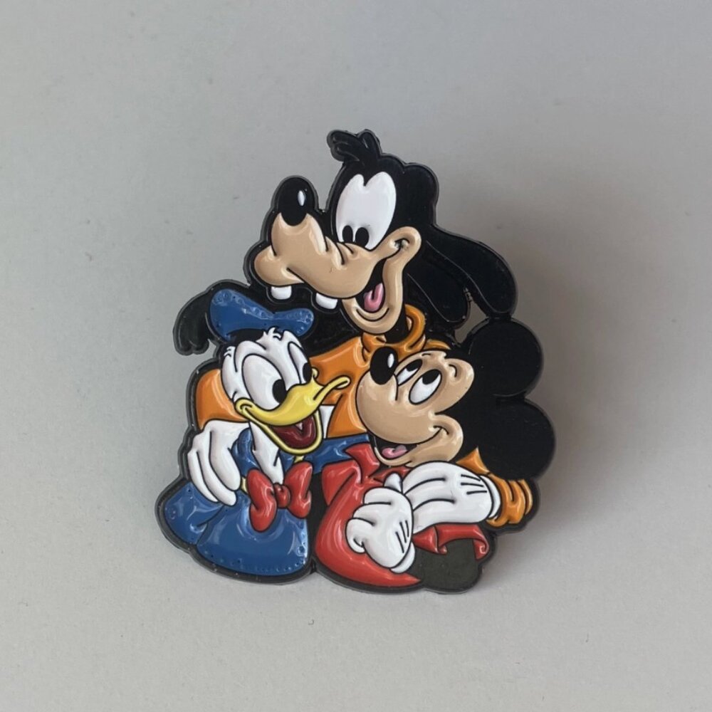 Mickey Mouse Goofy Donald Duck Enamel Pin Disney Mickey Disneyland Unofficial